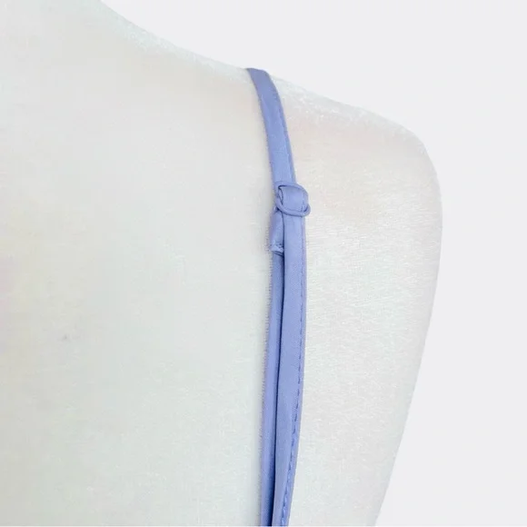 Aritzia Sunday Best Shimmer Mini Dress Lavender 6 NWT - Picture 7 of 15